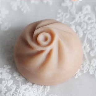 Q-365 buns Mô hình Sán Đầu DIY làm bằng tay sô cô la silicone Khuôn xà phòng làm bằng tay khuôn bánh nhúng