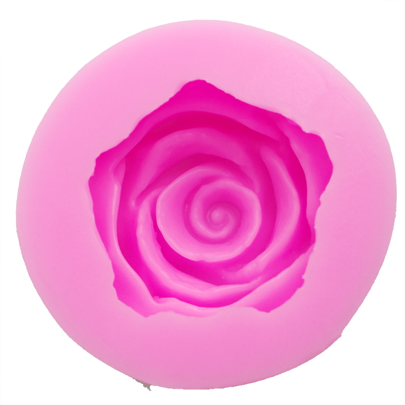 Q-685 Rose Flower Series Handmade Soap Mold DIY DIY Chocolate Chocolate Cake Cake Cake khuôn làm bánh trung thu