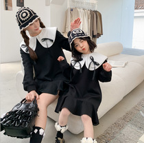 Special parent - child dress - up street girl dress motherhood 2022 Net red spring senior butterfly skirt
