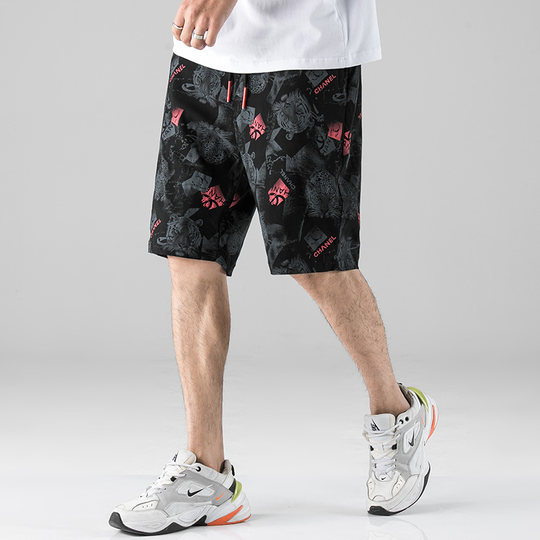 大码男装潮牌短裤250斤5分五分运动休闲加肥加大胖子肥佬夏季裤子