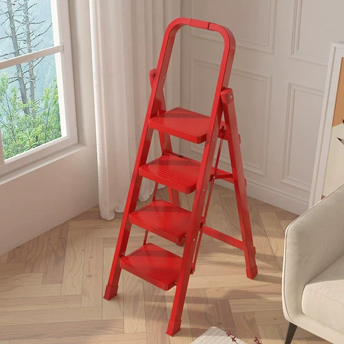 Шипение Xilin Xinju Red Ladder складывает многокугора четырехштальных четырехэтапных четырех шагов после толстых толстых движущихся пятиэтапных лестниц