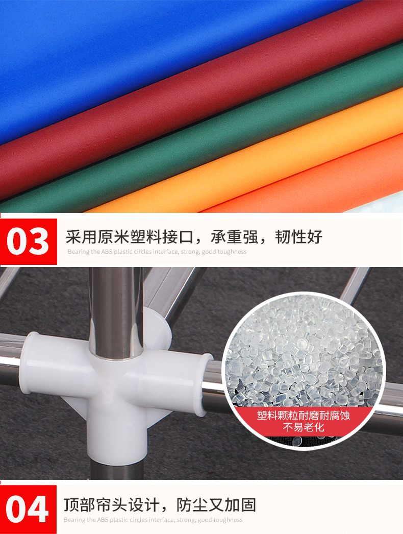 Đơn giản vải tủ vải tủ quần áo cốt thép đơn giản nền kinh tế hiện đại đậm lắp ráp tủ lưu trữ tủ quần áo - Buồng tủ tường