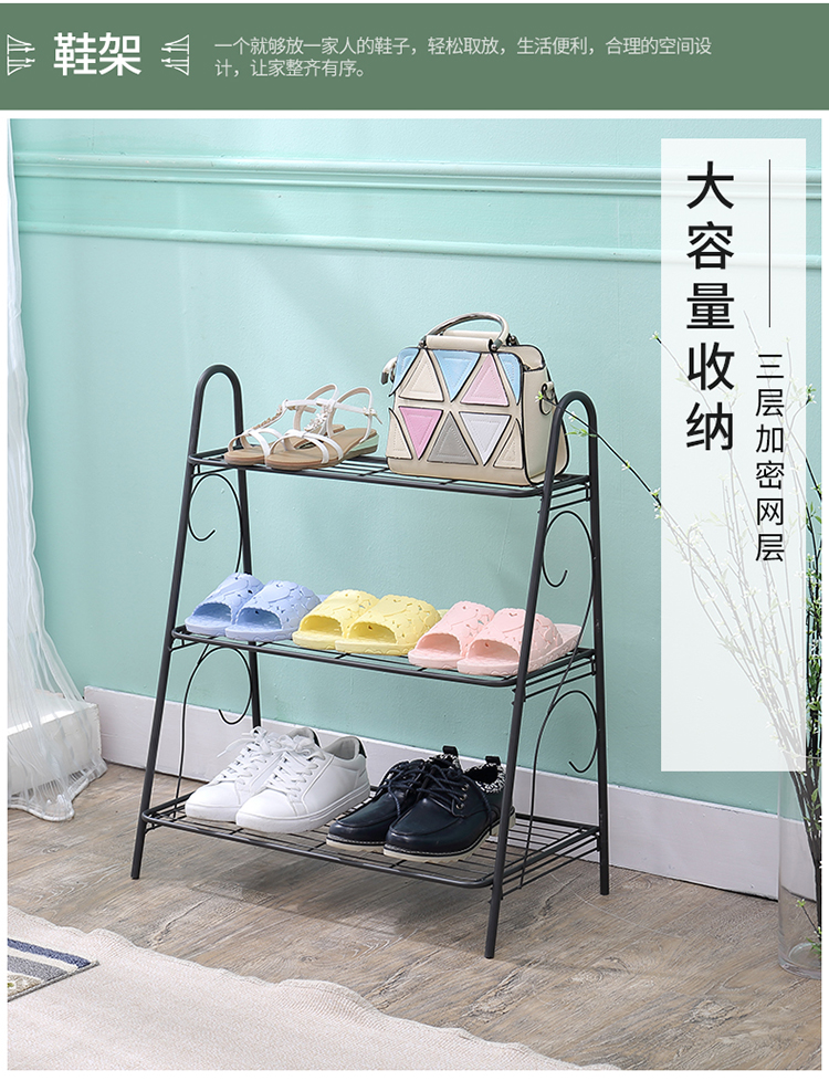 Sàn hoa đứng Sorno Sắt nhiều lớp phòng khách ban công chậu hoa treo tường giá treo củ cải xanh - Kệ kệ sách treo tường giá rẻ