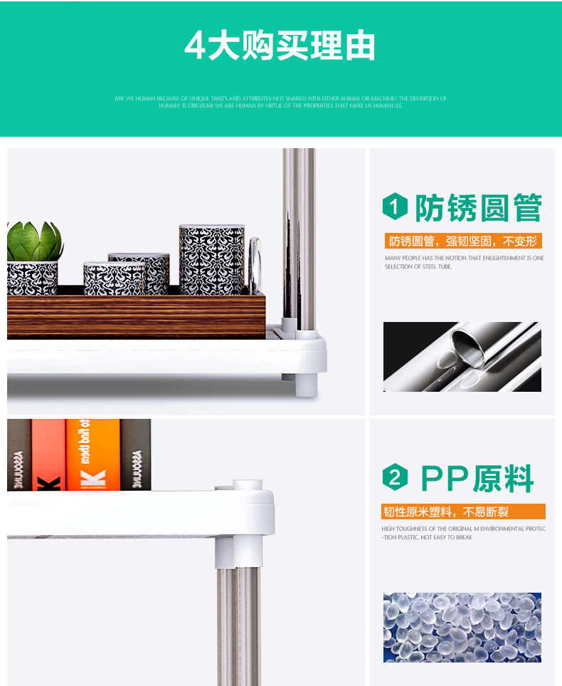 Kệ Sorno Kệ bếp bằng nhựa lưu trữ sàn kệ lưu trữ Phòng tắm phòng khách hoàn thiện kệ ba tầng - Kệ kệ treo tường thông minh