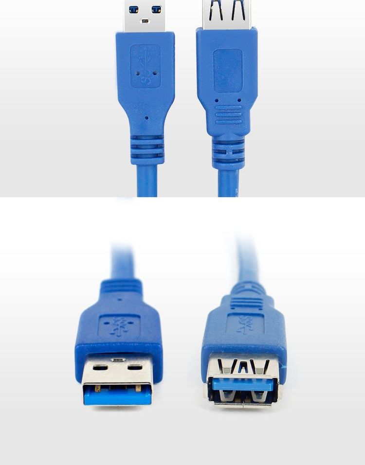 dòng mở rộng usb mở rộng dòng của dữ liệu di động máy tính USB3.0 cứng / U đọc đĩa dòng mở rộng 1/3/5 m - USB Aaccessories đèn led máy tính