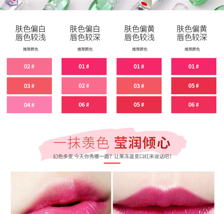 Aloe vera gel thạch dưỡng ẩm cho môi không dễ phai dưỡng ẩm giữ ẩm màu không thấm nước không dễ làm ố cốc bà bầu cắn son - Son môi son kem dior