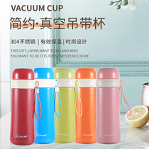  Jinli cup 8777 vacuum sling cup Mens and womens thermos cup Student goddess cup 304 stainless steel teacup