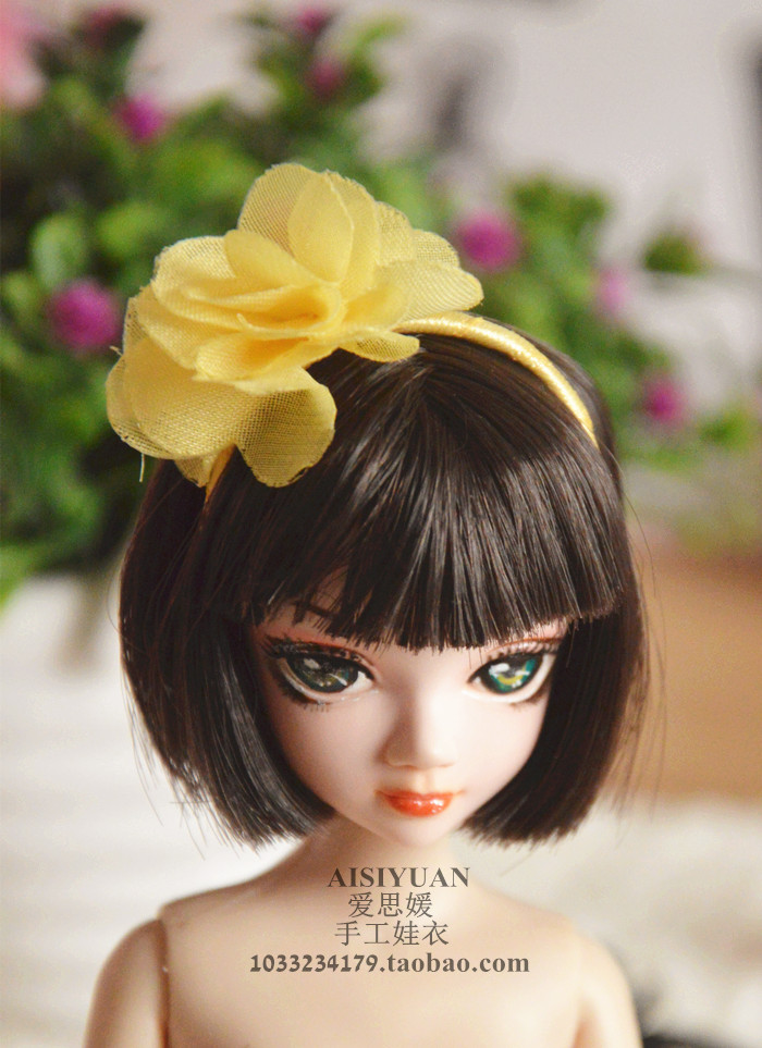[爱 思 媛 娃 衣] 30 cm doanh búp bê handmade phụ kiện tóc headband trang sức trang trí phụ kiện trang sức búp bê barbie búp bê barbie