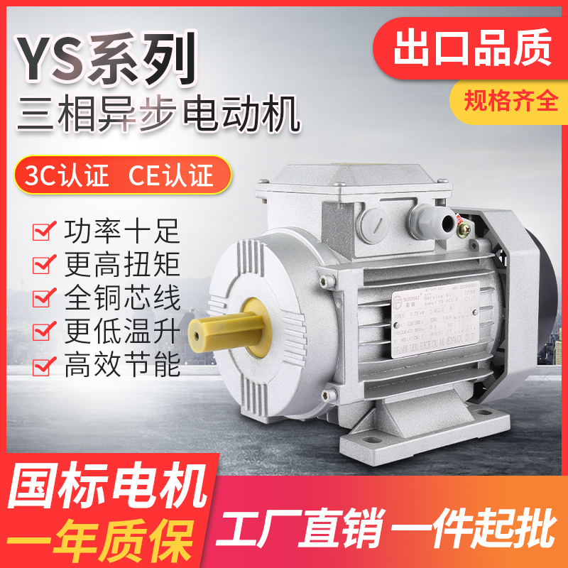 Factory direct 380V vertical motor 0 37KW high efficiency three-phase asynchronous motor 0 09-7 5KW motor