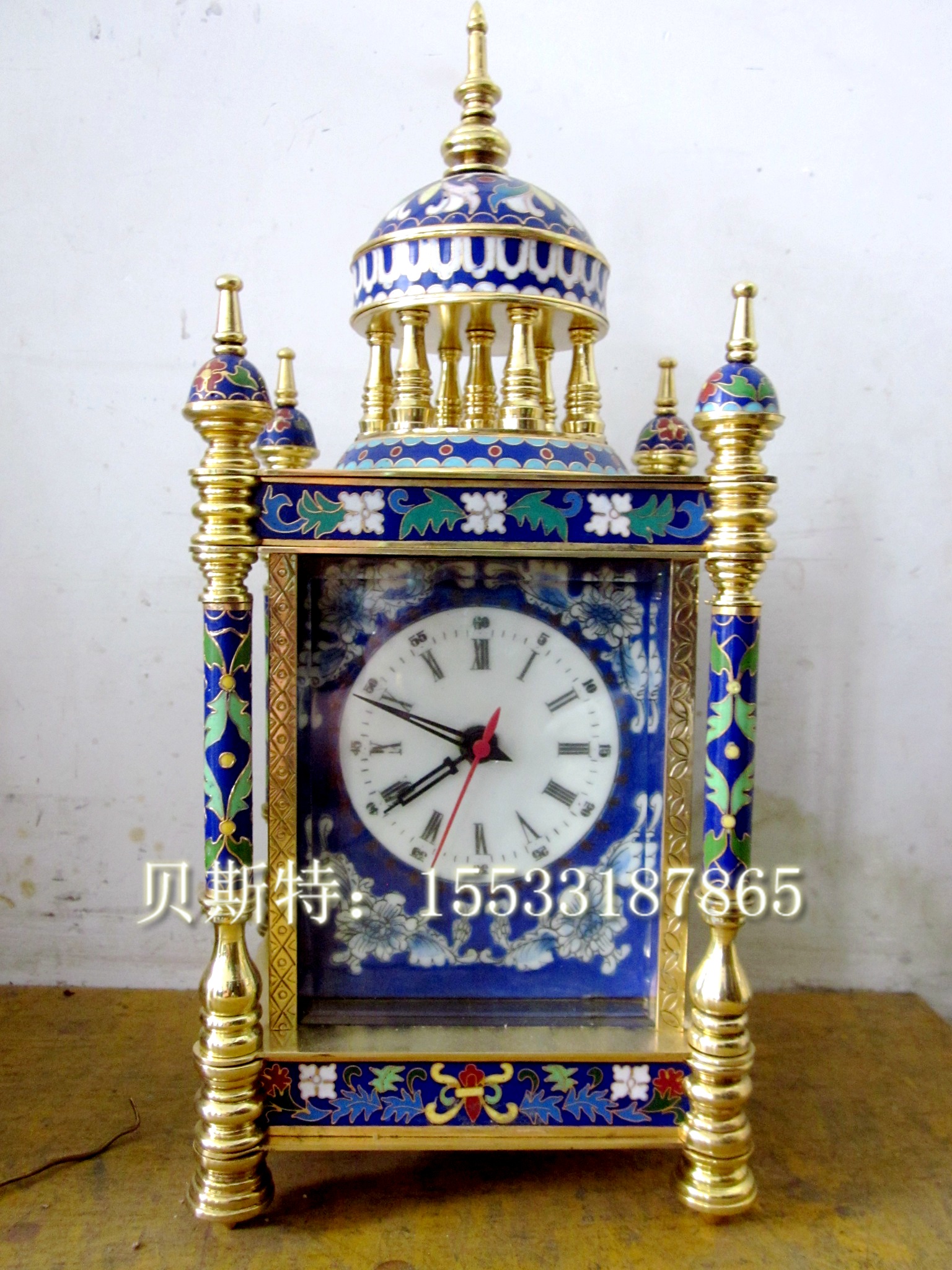 Watch View Tai Blue Machinery Little Bell Table Clock Old Hairy Clock Home Software Antique Clock