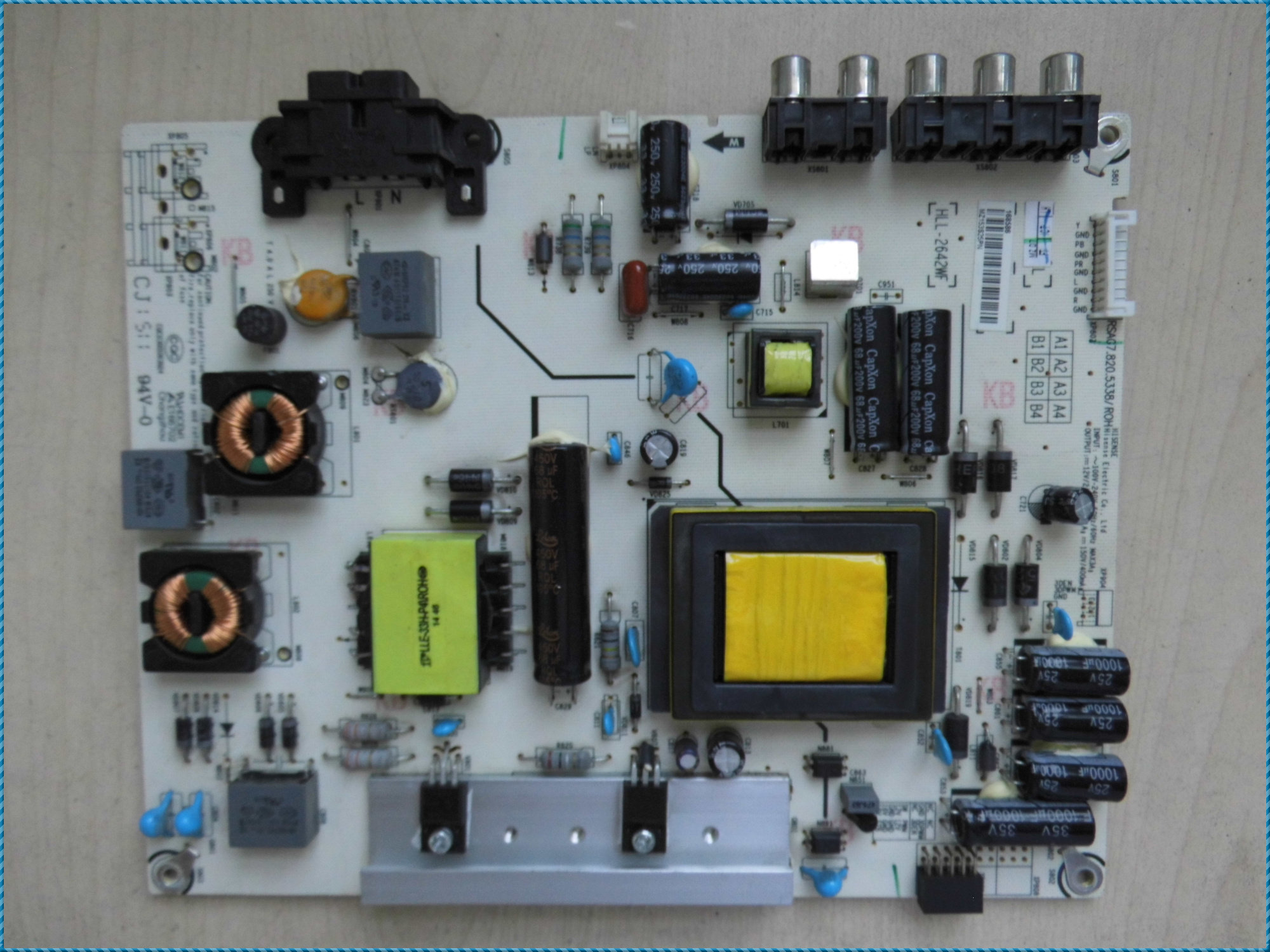 Original Hisense LED42EC110JD power board RSAG7 820 5338 2 pin 42 inch