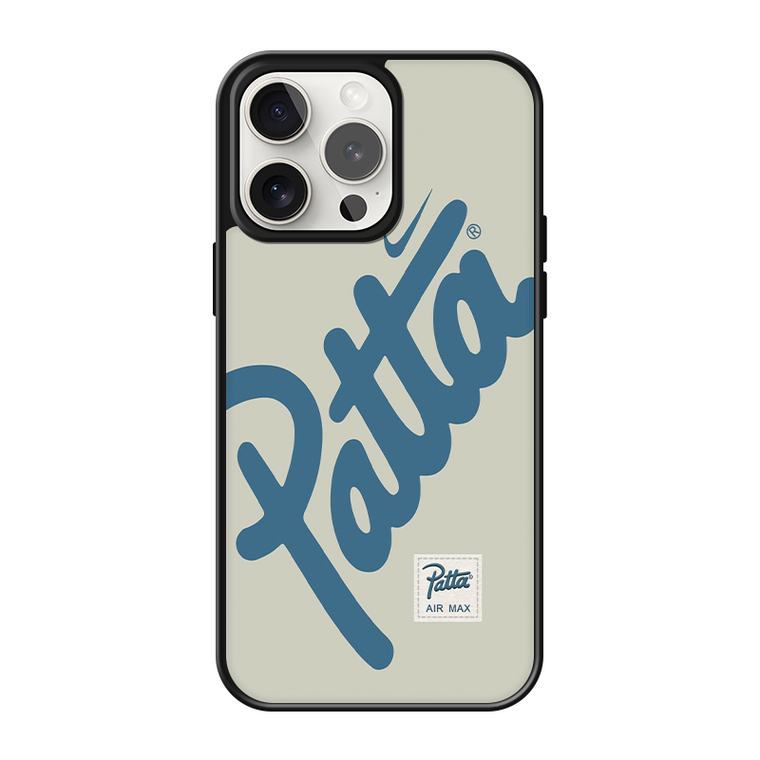 Patta X Air Max MagSafe Matte Anti-Fall : Beige & Orange – Plus/Pro/Max – 16, 15, 14, 13, 12 iPhone Case