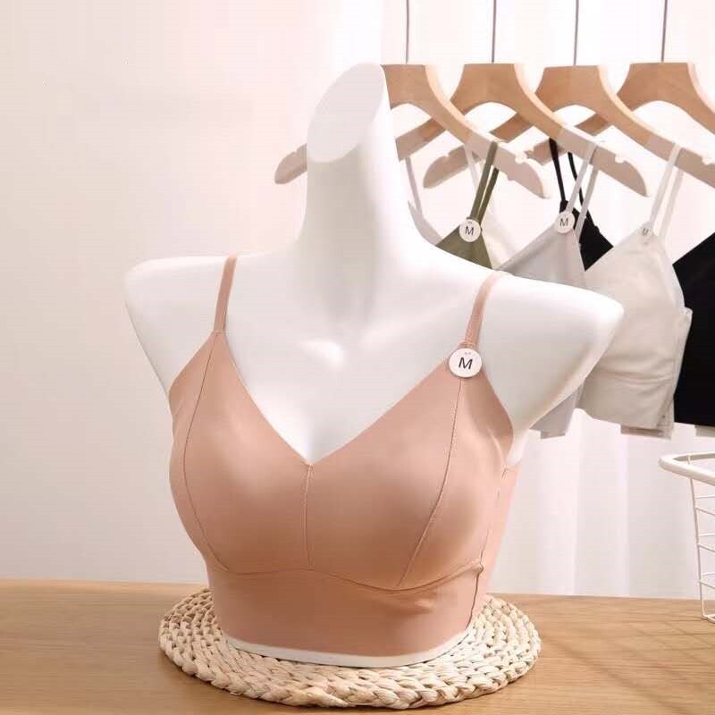 Ancient Princess 5088 Summer Latex Beauty Back Smear Breast Ice Silk Comfort Underwear Breathable Sports Bra Harness Girl Wrap Breast