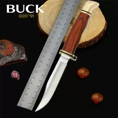 BUCK American Buck 102 119 120 124 High hard outdoor survival defense straight knife camping equipment