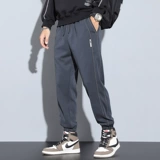 Мужские демисезонные эластичные штаны для отдыха, осенние, свободный прямой крой