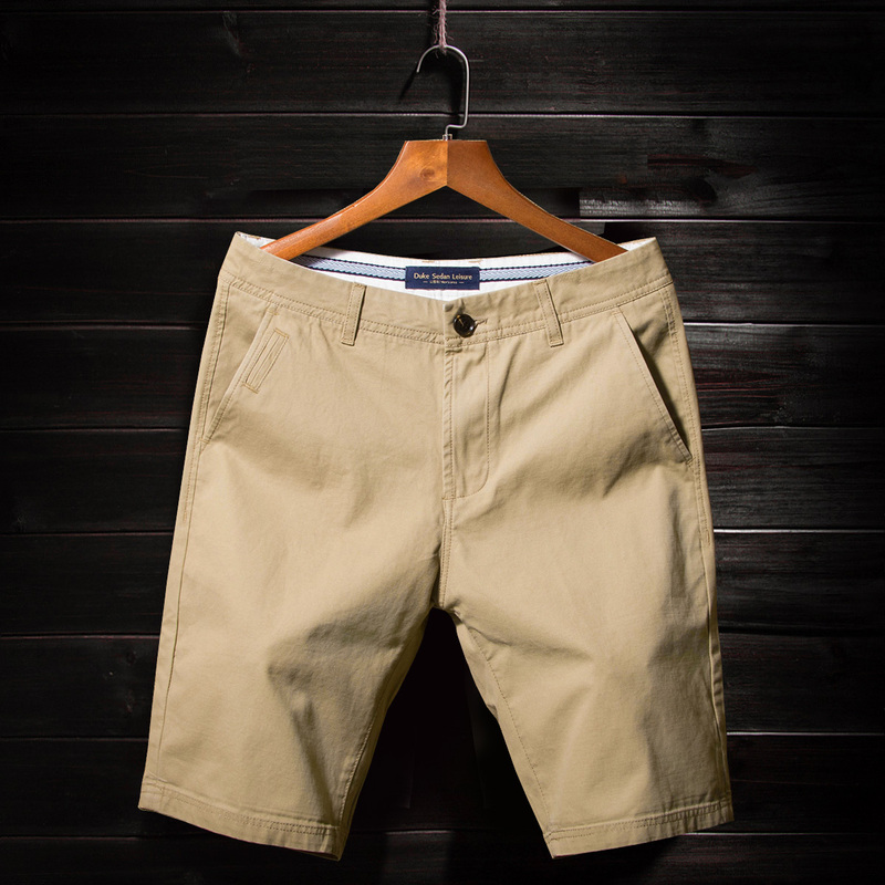 Summer Casual Shorts for Men, Loose Korean Style Trendy Versatile Mid-Length Khaki Shorts for Outdoor Wear, Trendy Brand Sports Five-Point Shorts for Men