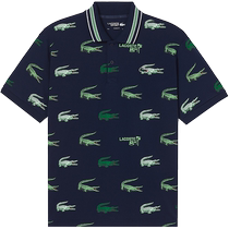 LACOSTE French crocodile mens fashion logo printed short-sleeved golf Polo shirt T-shirt) DH5181