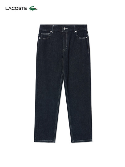 LACOSTE法国鳄鱼女装25春夏新款时尚百搭舒适休闲牛仔裤|HF2967