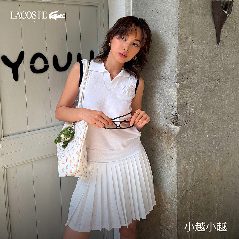 Lacoste French Crocodile Women's Clothing 26 New Summer Style Tennis Color-Blocked Sleeveless Vest Knitwear | Af0745