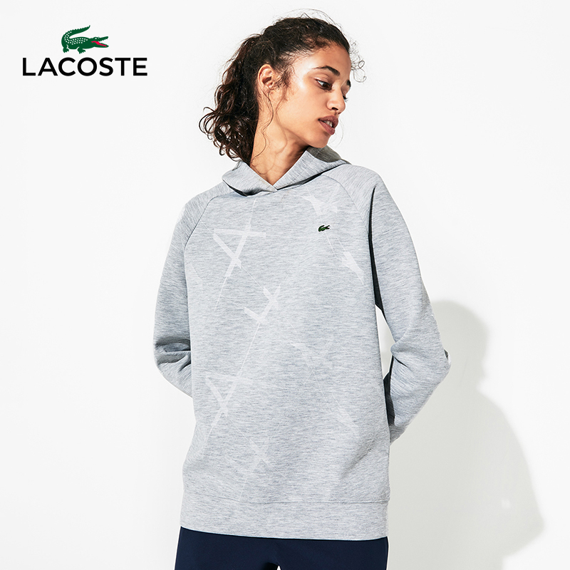Lacoste 法国鳄鱼 女式连帽卫衣 8码2.4折$37.62 海淘转运到手约￥309 天猫￥1690