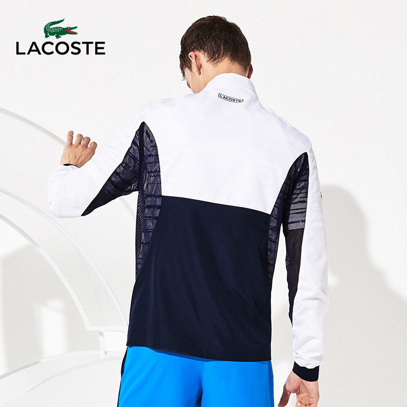 LACOSTE 法国鳄鱼 诺瓦克德约科维奇同款 男式运动休闲外套夹克 3.2折.23 海淘转运到手约￥502 天猫￥1254