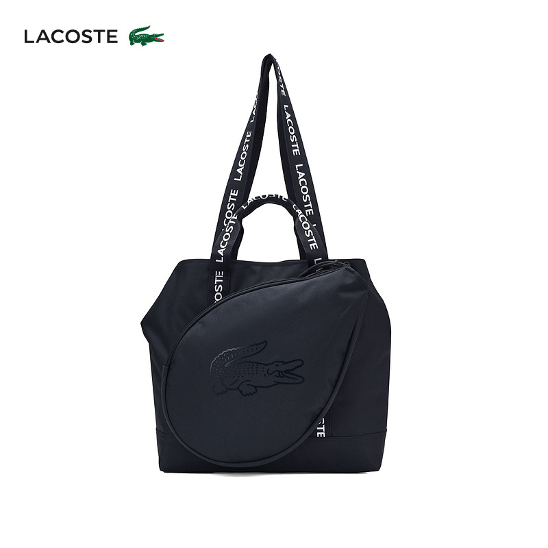 Мужская и женская сумка из французской крокодиловой кожи LACOSTE в одинаковом стиле, 25 осенних новинок, портативная теннисная сумка на одно плечо | NU5195NZ Изображение 1