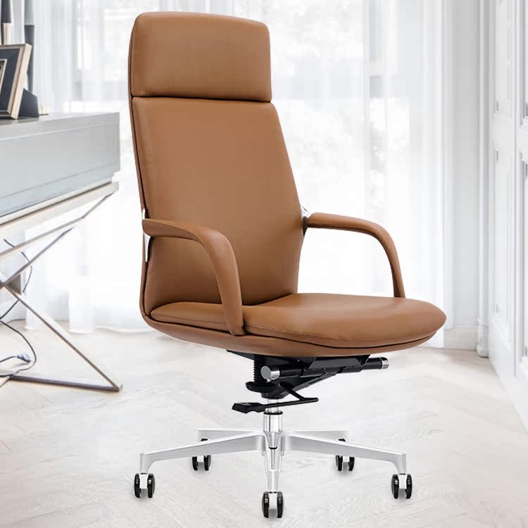 Boss Chair Genuine Leather Home Modern Minima Computer Chair Manager Office Swivel Chair High Back Cow Leather Banal Chair
