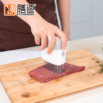 Kitchen tender meat hammer Household tender meat hammer 48 teeth loose meat device tendon breaking knife Pork chops steak tender meat device tendon breaking knife