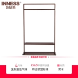 Yingnis Simple Toat Rick Srack Столковая деревянная вешалка посадка спальни подвесная вешалка Простая одежда стойка -на вешалка -наклона -вешалка