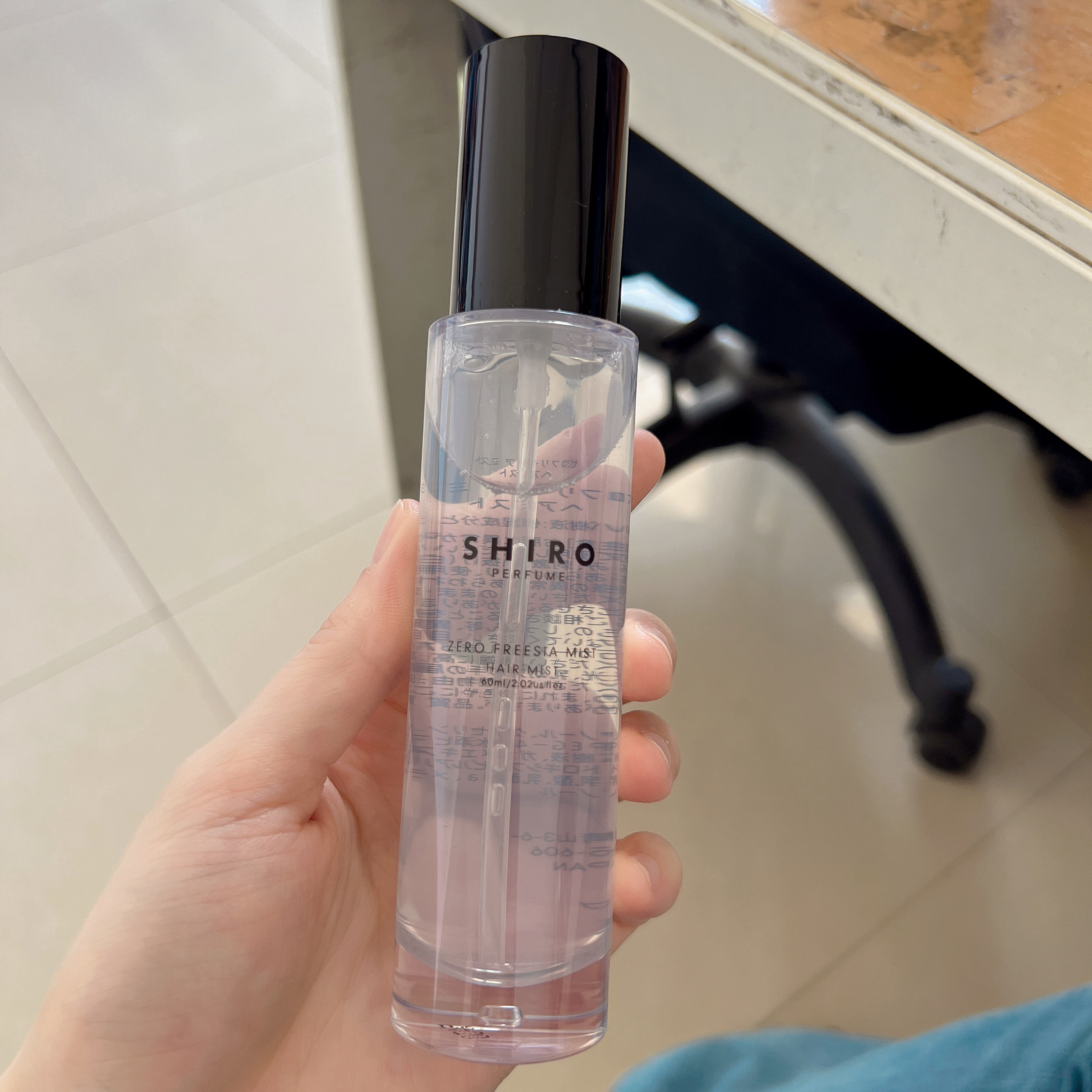 SHIRO ZERO FREESIA MIST HAIR MIST SHIRO ZERO FREESIA MIST オード