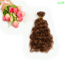 Doll Ke Barbie bjd hair transplant wig wig wig hair row handmade DIY accessories imported high temperature silk hair row