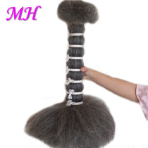 Tail hair washed yak hair black white color tail hair hair made pure natural animal hair rhino tail