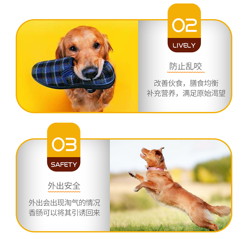 Thịt bò Gà Vịt Thịt Xúc xích Ham Ruột 500g Thú cưng Ăn vặt Chó Huấn luyện Thịt Thịt 30 Gói thức ăn cho thú cưng