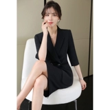 Летний пиджак классического кроя, осенний комплект, униформа медсестры для работы, яркий броский стиль