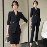 Летний пиджак классического кроя, осенний комплект, униформа медсестры для работы, яркий броский стиль