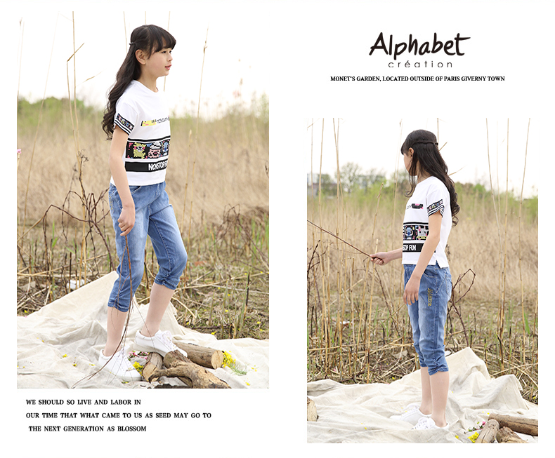 Pantalon fille en toile - Ref 2060511 Image 19