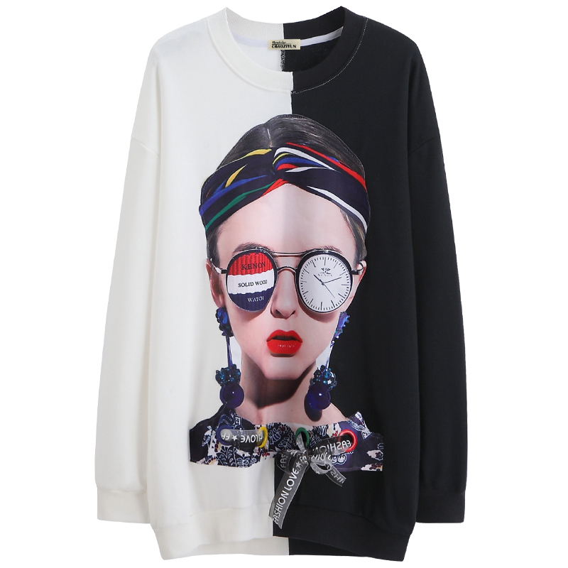 Sweatshirt femme en Coton - Ref 3217081 Image 5