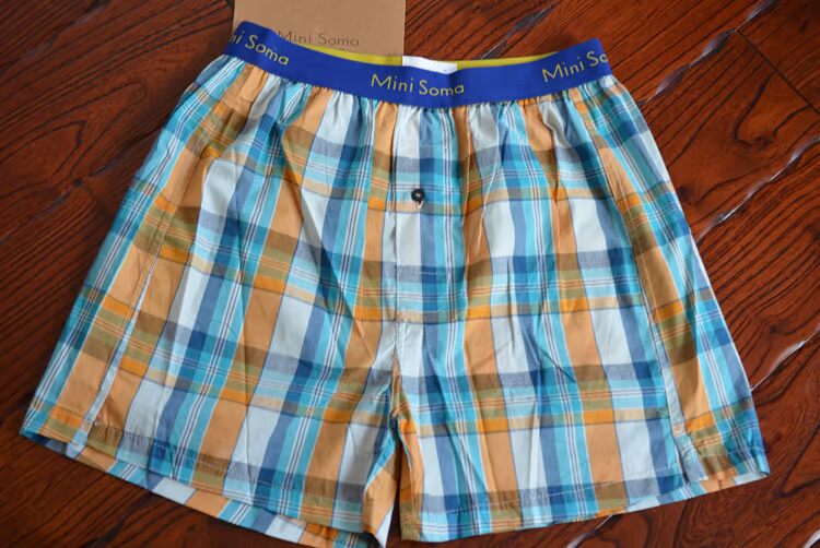 Mới gợi cảm dài cotton chủ yếu giữa quần eo cao quần lót nam quần boxer thoáng khí quần dài quần nam - Giữa eo quần lót lọt khe xẻ đáy