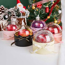 Christmas Apple box gift decoration set mini box empty box creative mix and match transparent gift immortal flower box