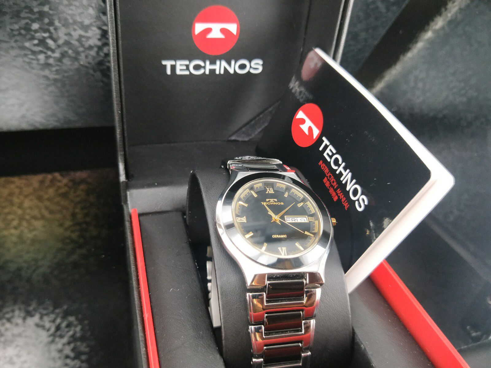 Stock New products 2016 Special cabinets Swiss Tiankno Ceramic unworn quartz men's watches Big set 