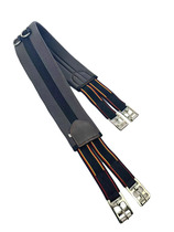 Hibiscus leather belly belt British horse riding belly belt anti-wear belly belt anti-burn belly belt comprehensive saddle accessories horse equipment