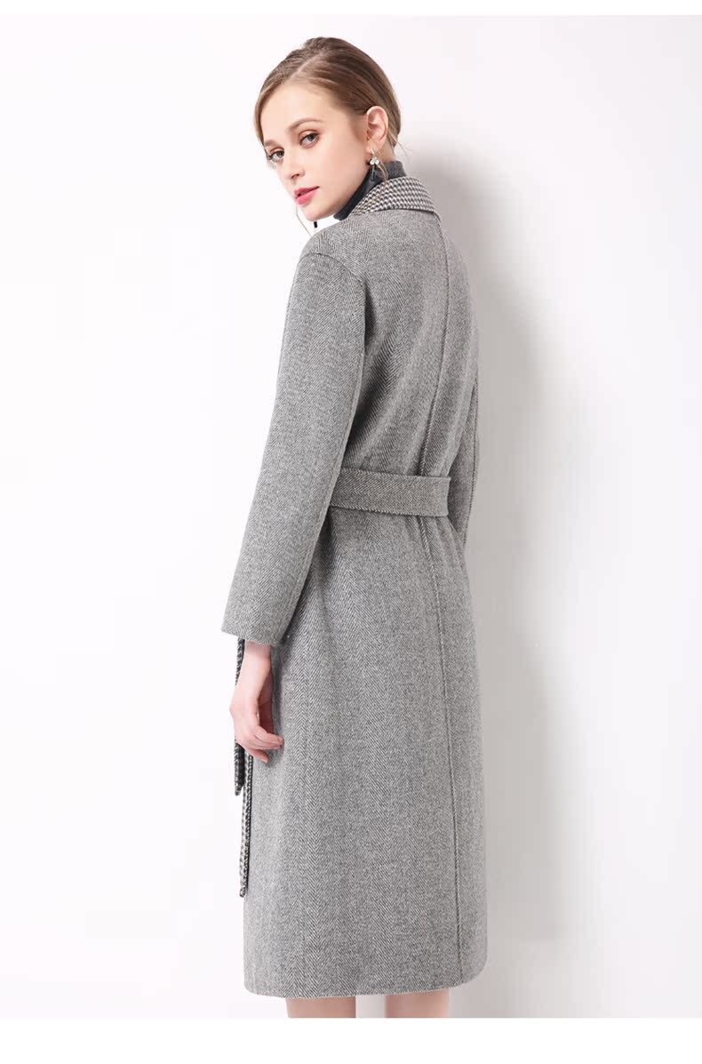 2019 mùa thu và mùa đông áo khoác nữ hai mặt mới áo len nữ trong đoạn dài không có áo len cashmere áo len nữ - Áo len lót đôi mẫu áo khoác nữ đẹp 2021