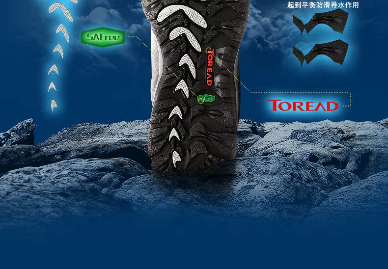 Giày nam Pathfinder Giày da đi bộ đường dài mùa thu và mùa đông Giày đi bộ đường dài nữ không thấm nước giày chống trượt thể thao thấp để giúp giày ngoài trời - Khởi động ngoài trời giày boot martin