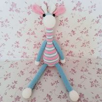 Mango Family Diy Hand Crochet Giraffe Giraffe Small Deer Doll Woolen Wool Doll Finished Product Multicolored Optional