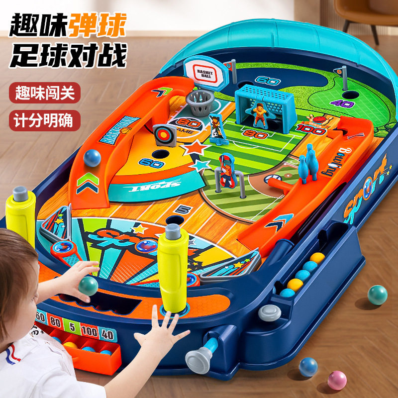 Children Biathlon 3 to 6 Game Puzzle Tabletop Games Marbles Parent-child Interactive Thinking Training Consoles-Taobao