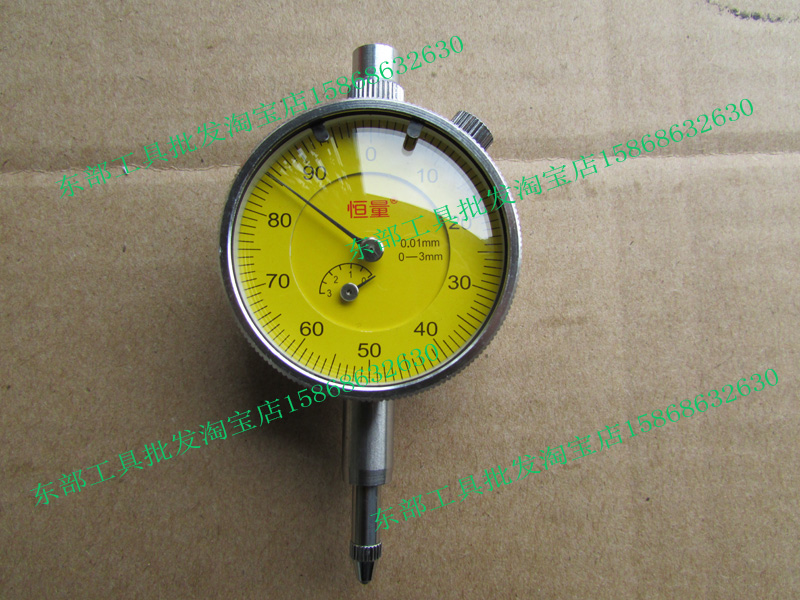 Shanghai Hengquantity Dial Gauge 0-3 5 10 10 20 30 50 50 Table 0 01 Yellow