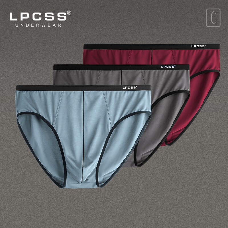 Lpcss Brand Men's Underwear Modal Briefs Ice Silk Breathable Large Size Loose Fat Men's Pants Men's Underpants Lpcss Brand Men's Underwear Modal Briefs Ice Silk Breathable Large Size Loose Fat Men's Pants Men's Underpants