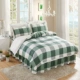 Bông giường bedspread váy một gia đình bốn bộ mô hình trải giường dày bông giường bông chăn 4 ba giường 1.8m - Bộ đồ giường bốn mảnh