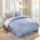 Bông giường bedspread váy một gia đình bốn bộ mô hình trải giường dày bông giường bông chăn 4 ba giường 1.8m - Bộ đồ giường bốn mảnh