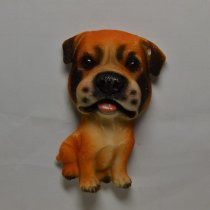Big-headed dog Dalmatian special offer pastoral resin ornament refrigerator magnet foreign trade rare crafts
